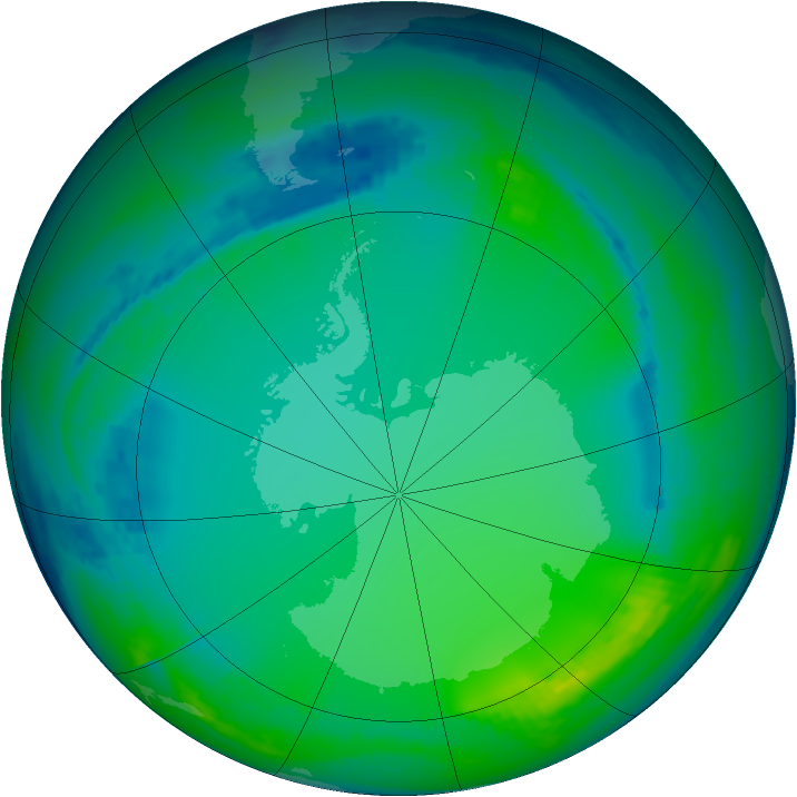 Ozone Map 2002-07-01
